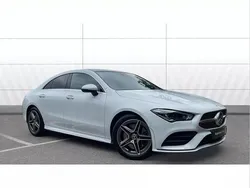 White Used 2022 Mercedes CLA250 AMG Line Premium Plus Sedan | £27,148 (Fair price)