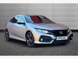 Lunar silver Used 2018 Honda Civic SR Hatchback | £12,295 (Fair price)