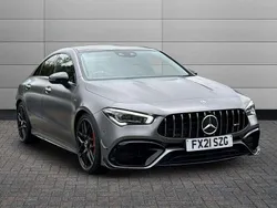 Grey Used 2021 Mercedes CLA45 AMG Coupe | £45,550 (Fair price)