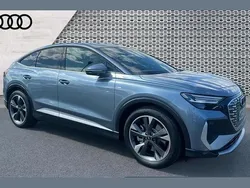 Blue New 2025 Audi Q4 Sportback e-tron S-Line SUV | £40,390 (A bit pricey)