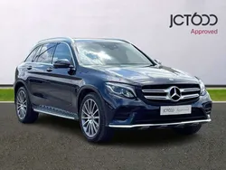 Blue Used 2018 Mercedes GLC220 AMG Line Premium SUV | £17,554 (Fair price)