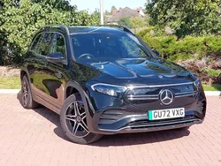 Black Used 2022 Mercedes EQB350 AMG line SUV | £25,998 (Fair price)