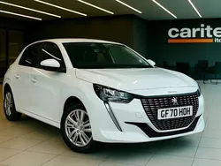 White Used 2020 Peugeot 208 Active Hatchback | £9,995 (Fair price)