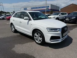Ibis white Used 2017 Audi Q3 S-Line SUV | £13,475 (Fair price)