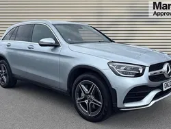 Silver Used 2022 Mercedes GLC300e AMG line Estate | £31,374 (Super price)