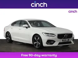 White Used 2018 Volvo S90 R-Design Sedan | £16,999 (Fair price)