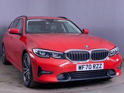 Red Used 2020 BMW 320 Sport Line Estate | £20,999 (Fair price)