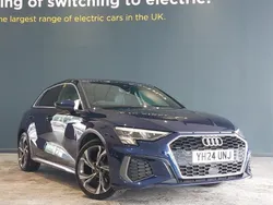 Blue Used 2024 Audi A3 S-Line Hatchback | £27,498 (Fair price)