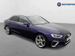 Blue Used 2022 Audi A4 S-Line Sedan | £21,599 (Good price)