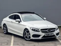 White Used 2018 Mercedes C220 AMG Line Premium Coupe | £13,295 (Fair price)