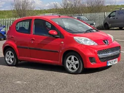 Red Used 2009 Peugeot 107 Hatchback | £1,799 (Fair price)