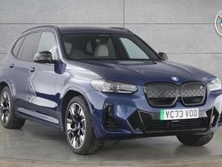 Blue Used 2023 BMW iX3 M Sport SUV | £41,000 (Expensive)