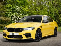 Yellow Used 2022 BMW M5 Competition Edition Sedan | £65,990 (Expensive)