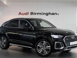 Black Used 2022 Audi Q5 Sportback S-Line SUV | £33,950 (A bit pricey)