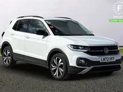 White Used 2022 VW T-Cross Black Edition SUV | £16,299 (Fair price)