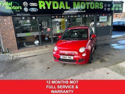 Red Used 2014 Fiat 500 S Hatchback | £4,199 (Fair price)