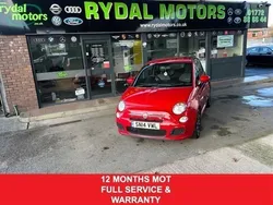 Red Used 2014 Fiat 500 S Hatchback | £4,199 (Fair price)