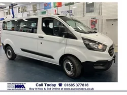 White Used 2021 Ford Transit Custom | £12,360 (A bit pricey)
