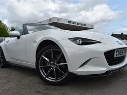 White Used 2015 Mazda MX5 Inclusive Cabriolet | £13,795 (Fair price)