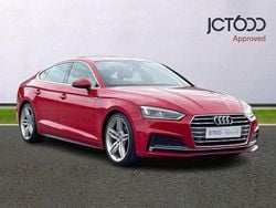 Red Used 2020 Audi A5 Sportback S-Line Hatchback | £17,284 (Fair price)