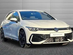 Pure white Used 2025 VW Golf VIII R-line Hatchback | £28,995 (Expensive)