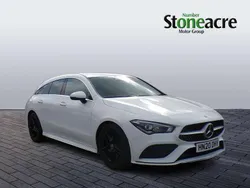 White Used 2020 Mercedes CLA200 AMG Line Premium Estate | £20,495 (Fair price)