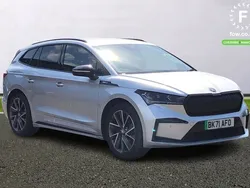 Silver Used 2021 Skoda Enyaq iV SportLine SUV | £20,899 (Fair price)