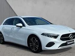 Moonstone white metallic Used 2023 Mercedes A180 Executive Hatchback | £23,916 (A bit pricey)