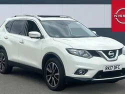 White Used 2017 Nissan X-Trail N-Vision SUV | £9,522 (Fair price)