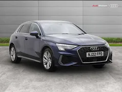 Blue Used 2022 Audi A3 e-tron S-Line Hatchback | £21,490 (Fair price)