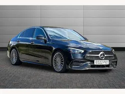 Black Used 2022 Mercedes C220 AMG Line Premium Sedan | £26,981 (Good price)