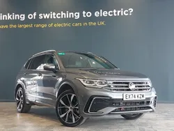 Grey Used 2024 VW Tiguan Allspace R-line SUV | £35,498 (Expensive)