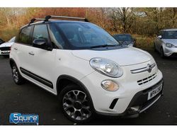 Bossa nova white with black roof Used 2014 Fiat 500L Trekking MPV | £3,599 (A bit pricey)