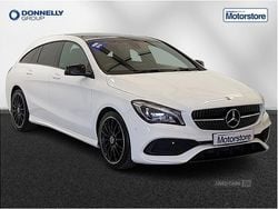 White Used 2019 Mercedes CLA200 AMG line Estate | £15,995 (A bit pricey)