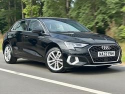 Deep black Used 2022 Audi A3 Sportback Sport Hatchback | £17,595 (Good price)