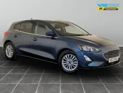 Blue Used 2022 Ford Focus Titanium Hatchback | £14,295 (Good price)