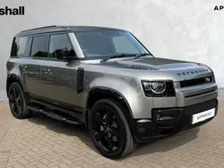Premium metallic silicon silver Used 2025 Land Rover Defender HSE Dynamic SUV | £79,591 (Expensive)