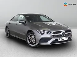 Grey Used 2022 Mercedes CLA250e AMG line Sedan | £22,975 (Good price)