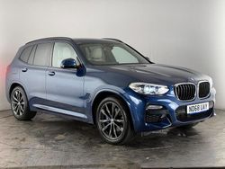 Blue Used 2018 BMW X3 M Sport SUV | £24,550 (Fair price)
