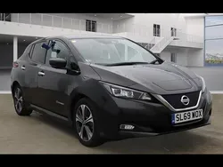 Black Used 2019 Nissan Leaf Tekna Hatchback | £8,950 (Fair price)