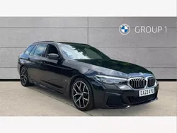 Black Used 2023 BMW 520 M Sport Estate | £29,995 (Fair price)