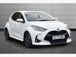 White Used 2022 Toyota Yaris Hybrid Design Hatchback | £17,895 (Fair price)