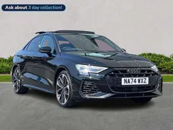 Black Used 2025 Audi S3 Black Edition Sedan | £44,561
