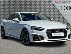 White Used 2022 Audi A5 Sportback S-Line Hatchback | £29,994 (Fair price)