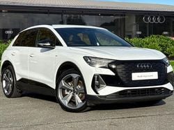 White Used 2024 Audi Q4 e-tron Black Edition SUV | £34,950 (Super price)