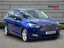 Blue Used 2018 Ford Grand C-Max Titanium X MPV | £10,999 (Fair price)