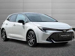 Ash grey with black roof Used 2023 Toyota Corolla Sport Hatchback | £23,395 (Fair price)