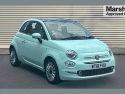 Green Used 2018 Fiat 500 Lounge Hatchback | £5,848 (Fair price)