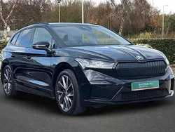 Black magic pearl effect Used 2022 Skoda Enyaq iV SportLine SUV | £24,500 (Fair price)