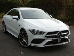 White Used 2020 Mercedes CLA250e AMG Line Premium Sedan | £17,995 (A bit pricey)